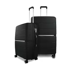 SWISS BAG - Pack 2 Maletas Xpos Mediana 20kg +Grande 23kg Negra