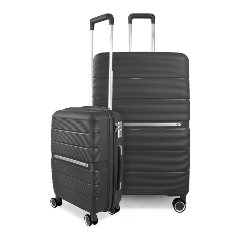 SWISS BAG - Pack 2 Maletas S cabina+L Grande gris Xpos SWISS BAG