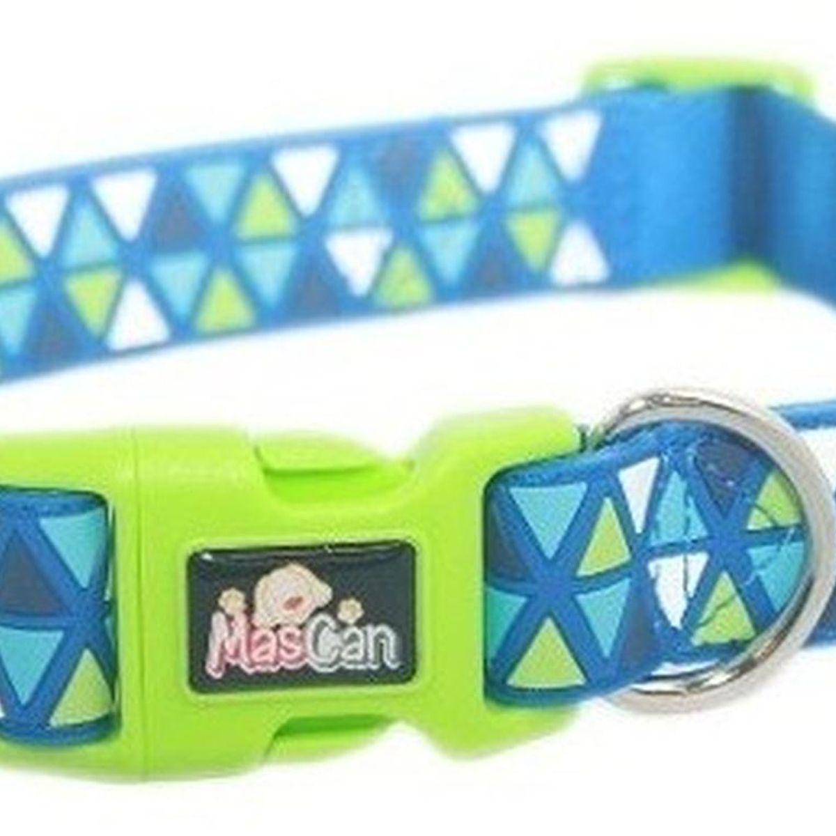 MASCAN - Collar Triángulo Azul Talla Xs Perro Mascan