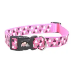 MASCAN - Collar Triángulo Fucsia Talla L Perro
