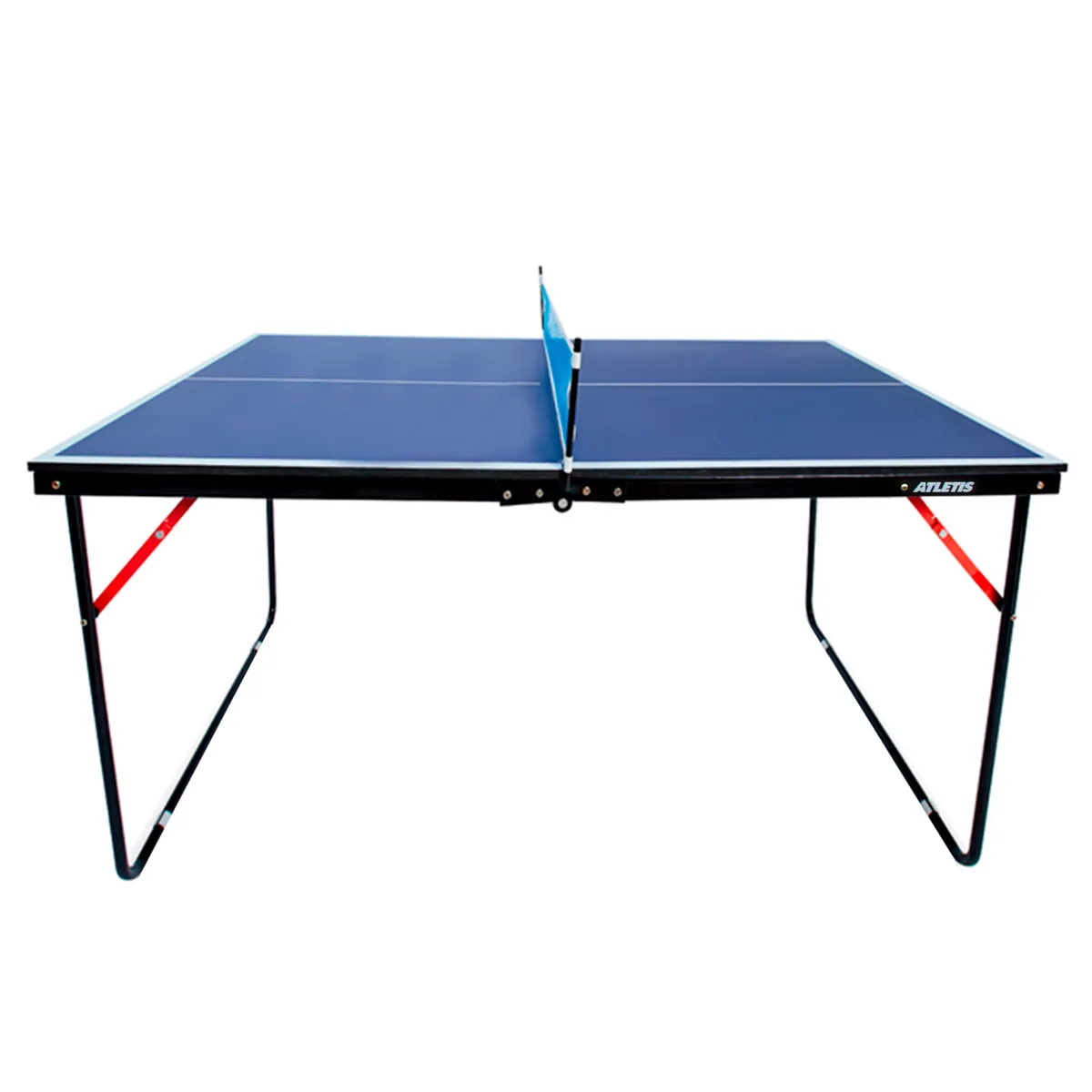 ATLETIS - Mini Mesa de Ping Pong Portátil Azul