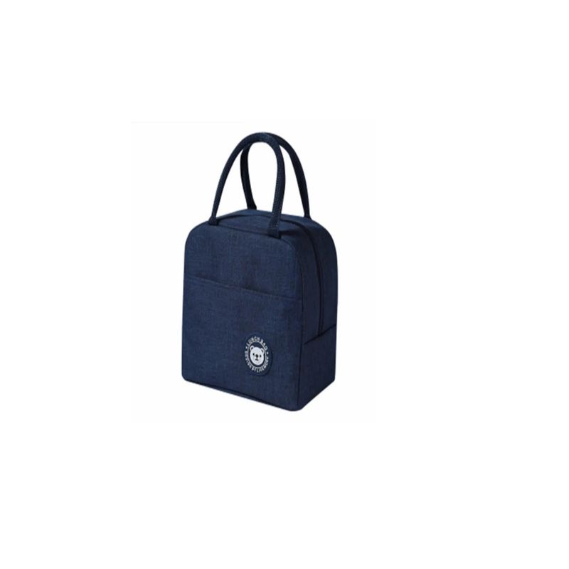 GENERICO - Lonchera Bolsa Termica Colación Almuerzo Portatil Unisex Azul