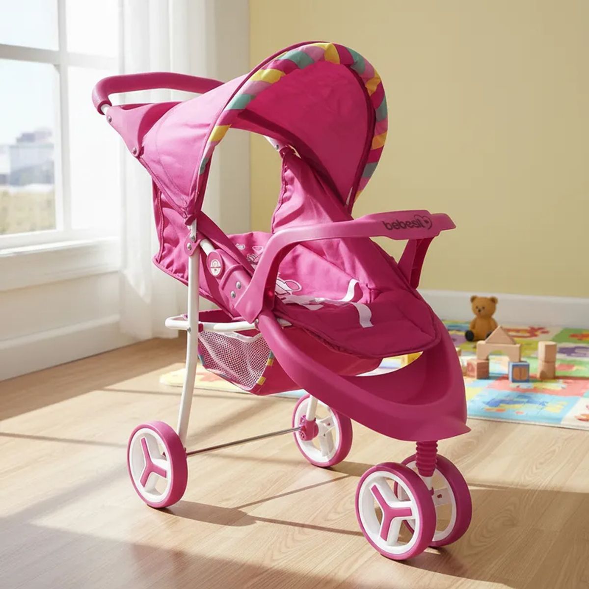 BEBESIT - Coche de Juguete para Muñeca Jogger Unicornio Bebesit