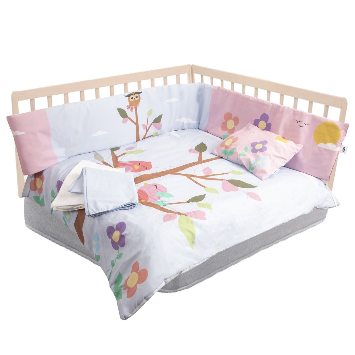 BEBESIT - Set de Cuna Pajarito 5 Piezas Bebesit