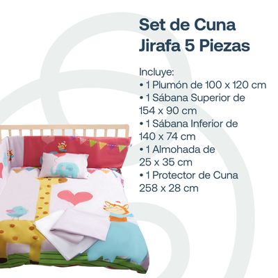 Imagen 2 del producto Set de Cuna Jirafa 5 Piezas
