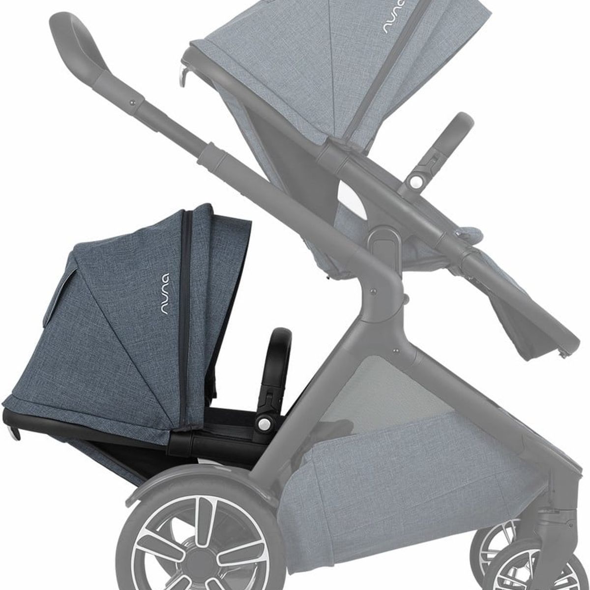 NUNA - Asiento Hermano Mayor Demi Grow Sibling Seat Aspen Nuna