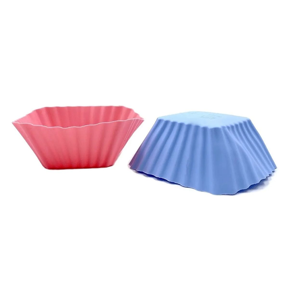 GENERICO - Molde de Silicona para Cupcakes y Muffins Cuadrado 12 Unidades