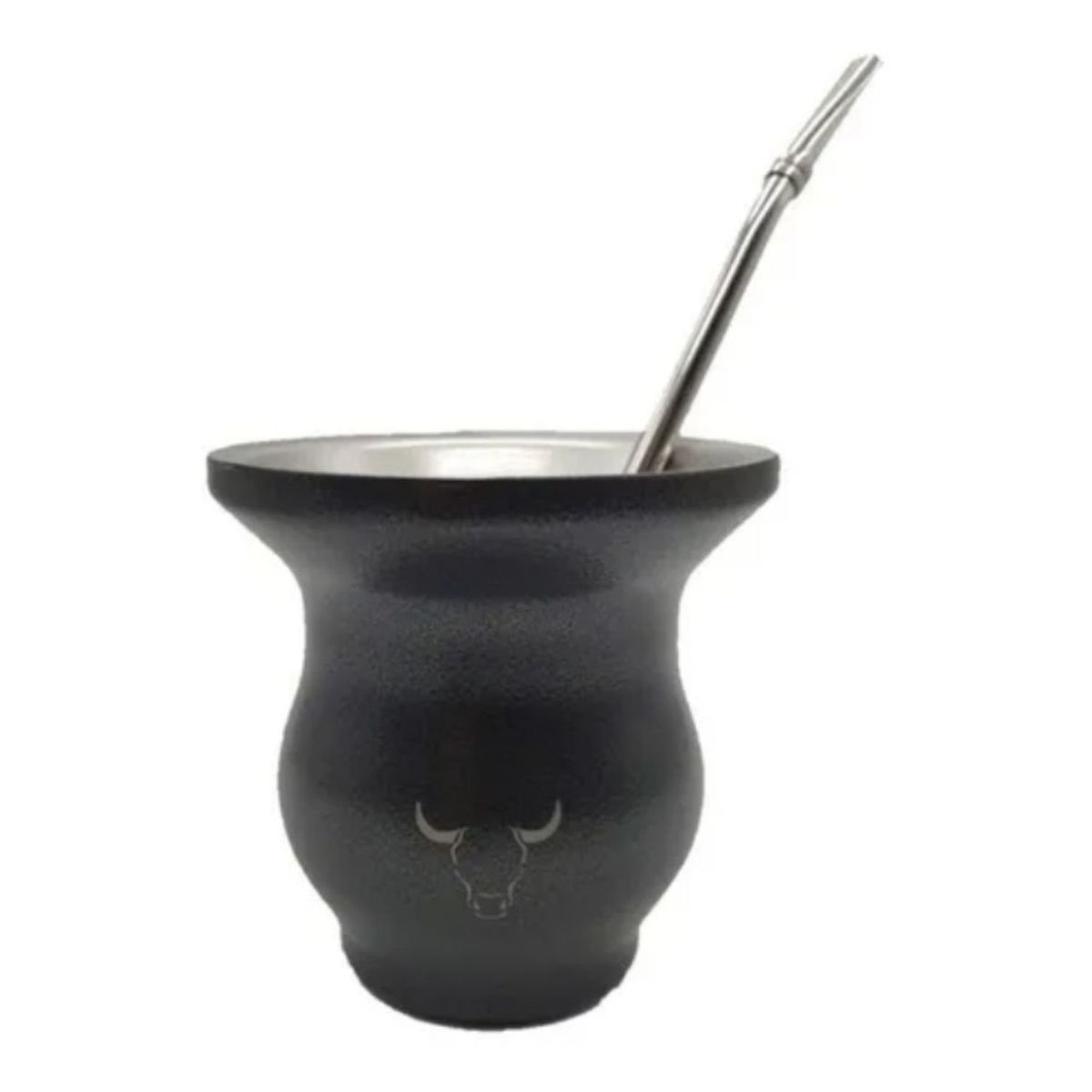 GENERICO - Mate Wayu Set Con Bombilla 230ml Acero Premium