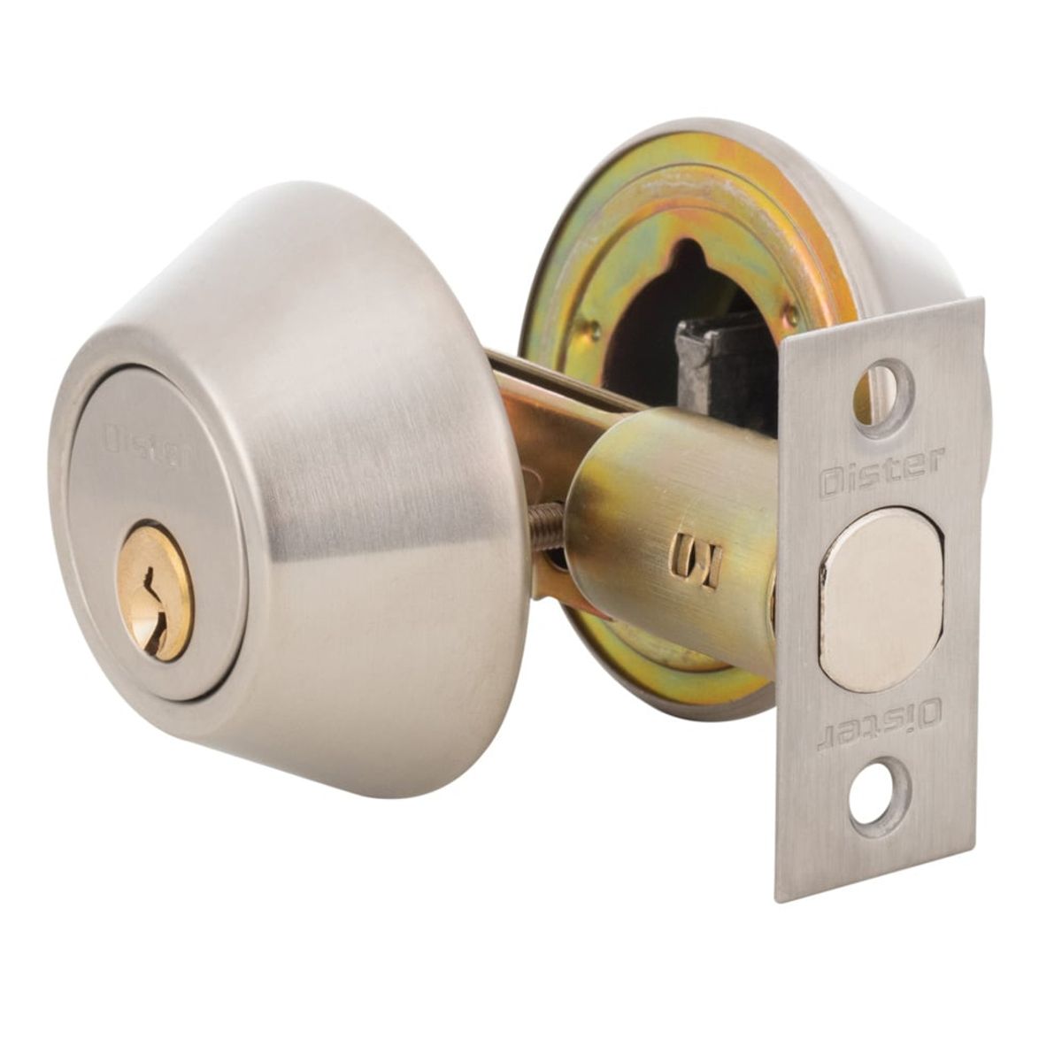 OISTER - Cerrojo Tubular Oister 104 Llave-Llave - Plata