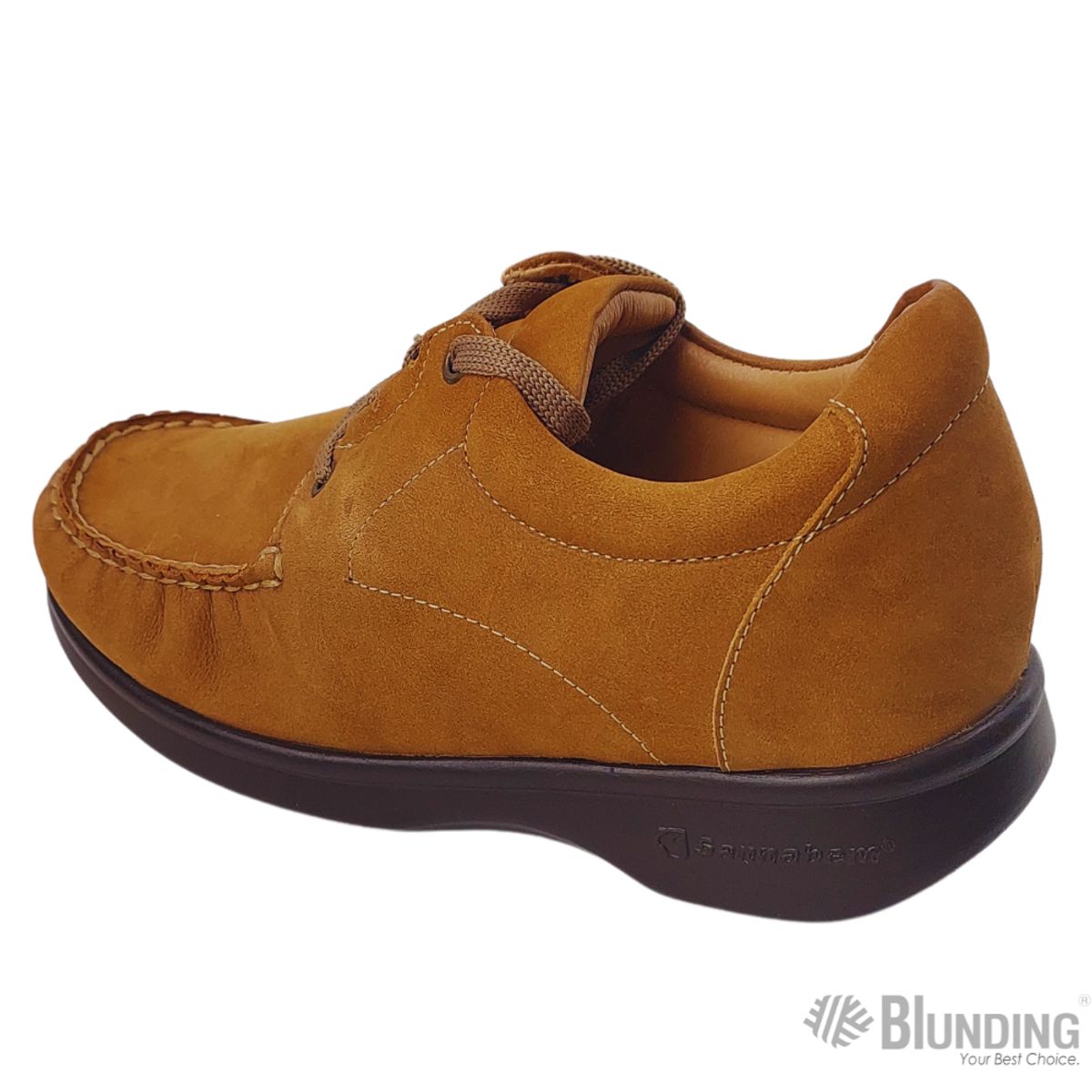 BLUNDING - Zapato diabetico con cierre cordon nobuck-Talla 37-Blunding
