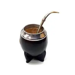 AL FILO DEL GAUCHO - Mate Torpedo Cuero Vaqueta