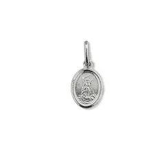 ANDREA COGGIOLA JOYAS - Colgante Medalla San Miguel Arcángel 12mm Plata Fina 925