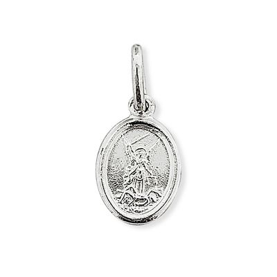 Imagen 2 del producto Colgante Medalla San Miguel Arcángel 12mm Plata Fina 925