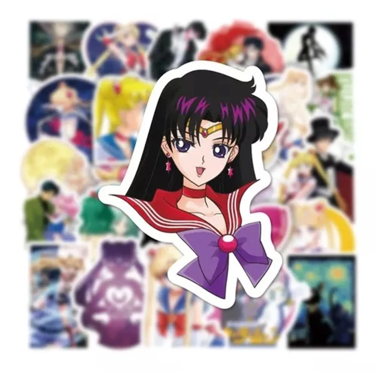 GARSIL - 50 Stickers Sailor Moon - Etiquetas Autoadhesivas