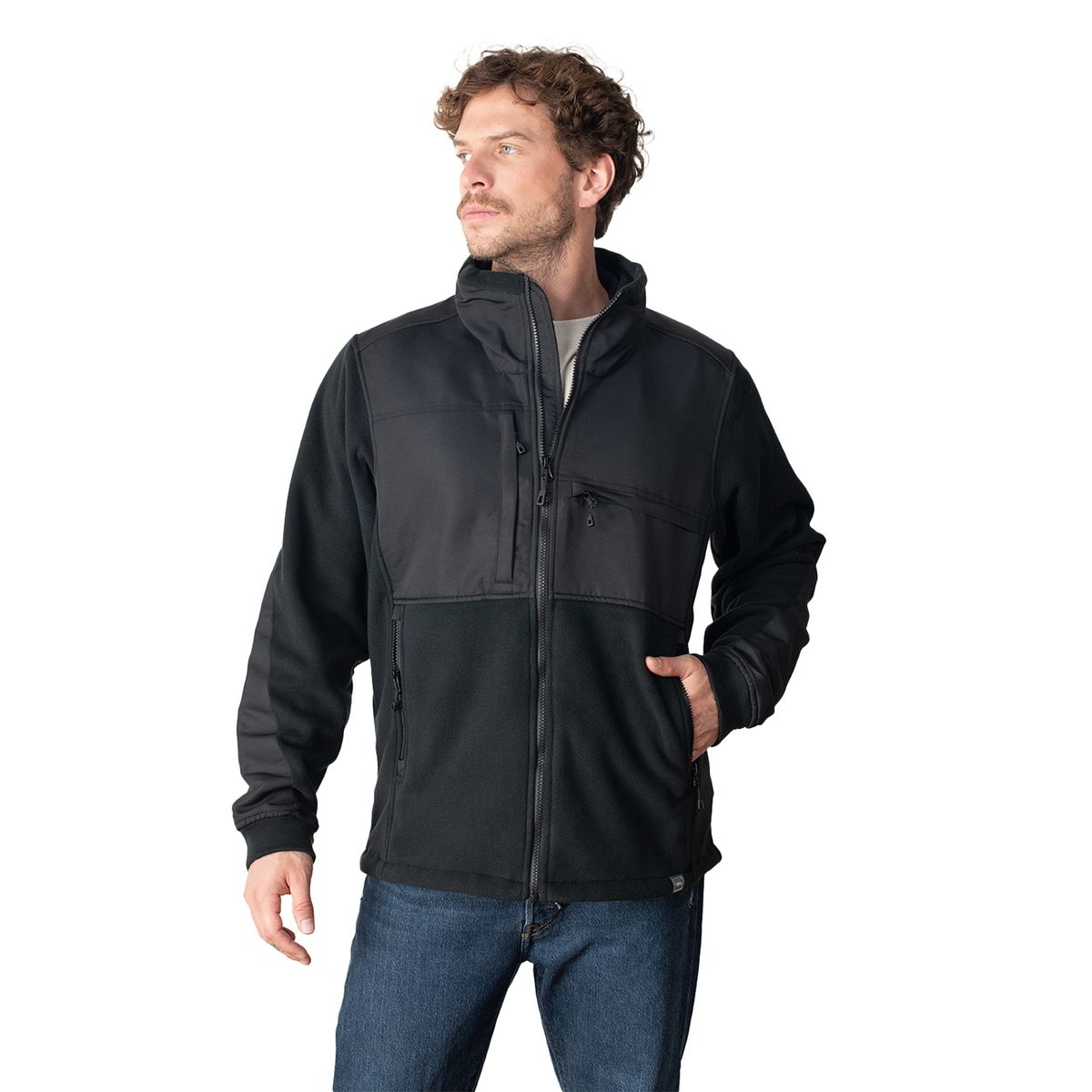 LENGA - Chaqueta Polar Hombre Eco-circle Pehuen Lenga Sustentable