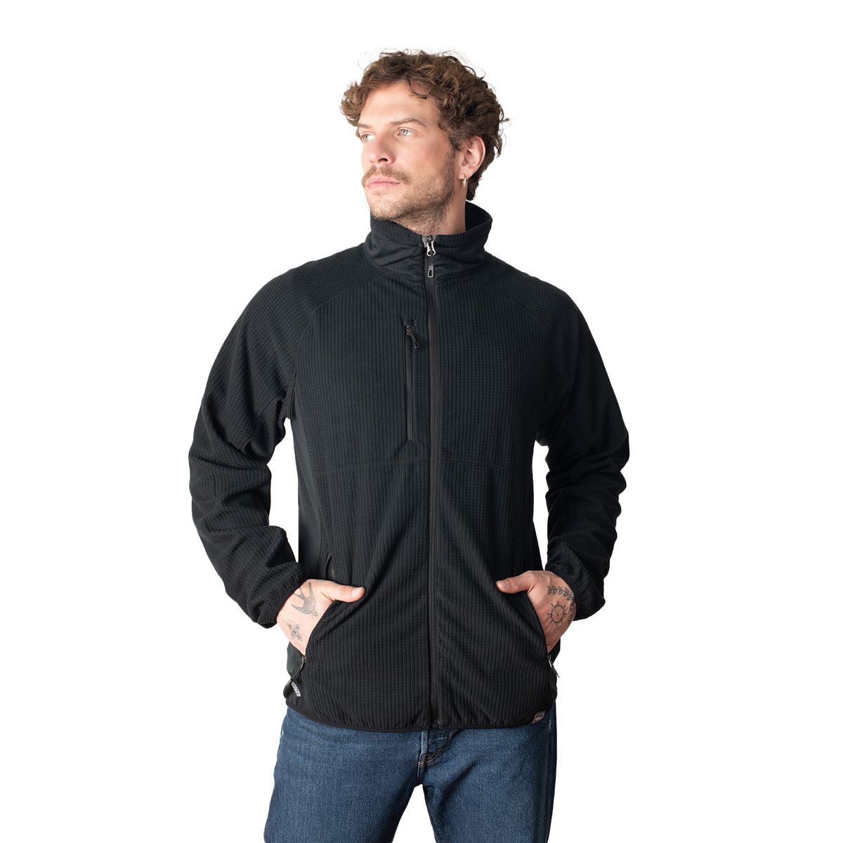 LENGA - Chaqueta Micropolar Hybrid-Shell Coihue Hombre Lenga