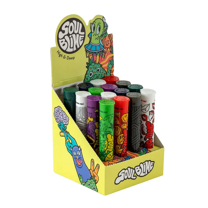 GENERICO - Tubo Contenedor Soul Blime Diseños Surtidos x 16ud