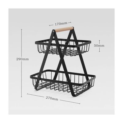 Imagen 2 del producto Organizador Frutero Metálico 27x17x29cm