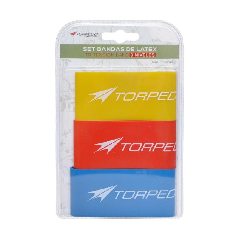 TORPEDO - SET BANDAS RESISTENCIA TORPEDO CIRCULAR 3 NIVELES