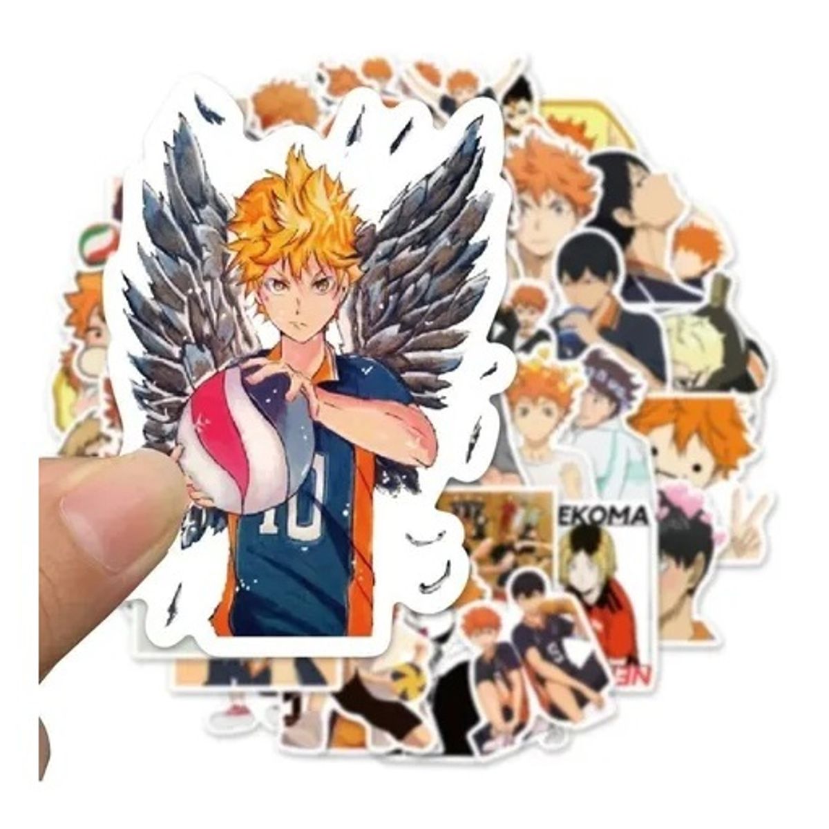 GARSIL - 50 Stickers Haikyuu - Etiquetas Autoadhesivas