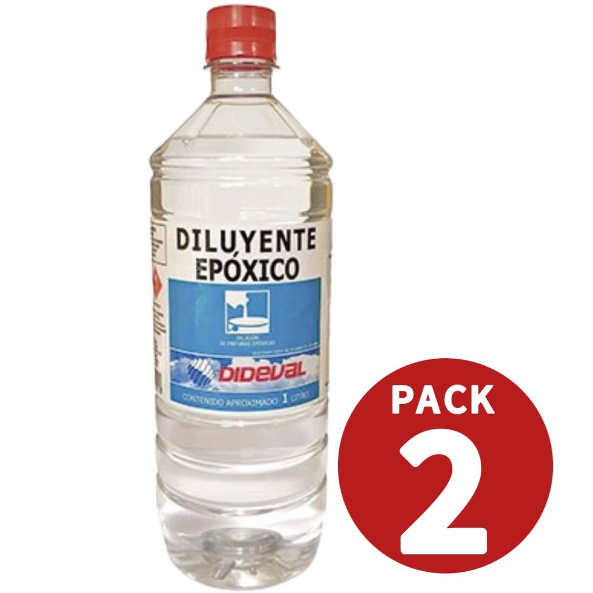 GENERICO - Diluyente Epoxico 1lt Pack 2 Und Dideval