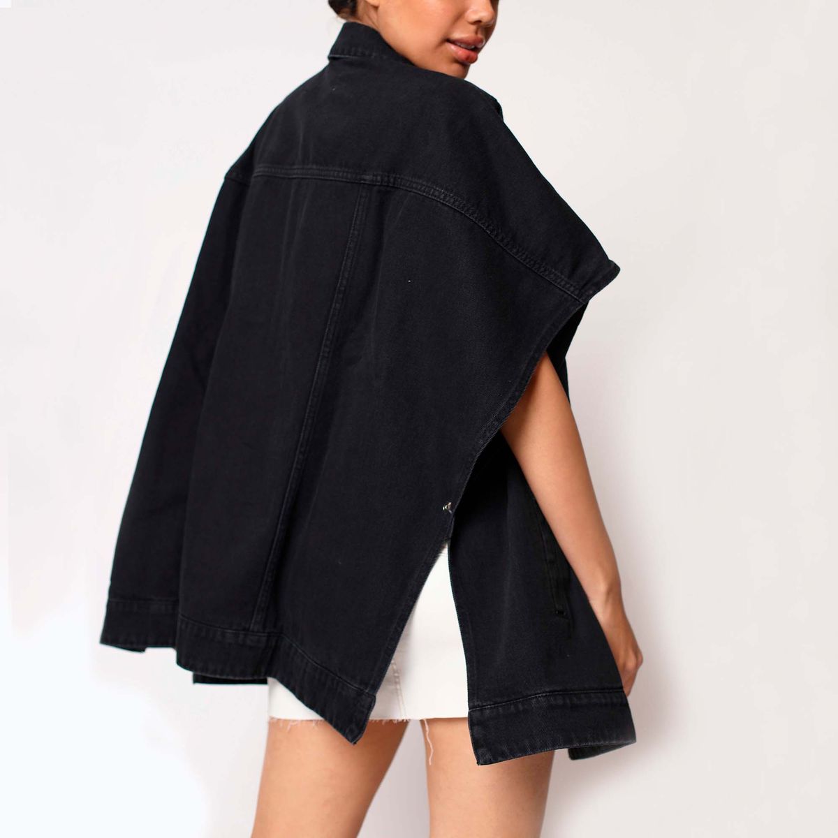 MOMCHIC - Chaqueta Capa Over Size