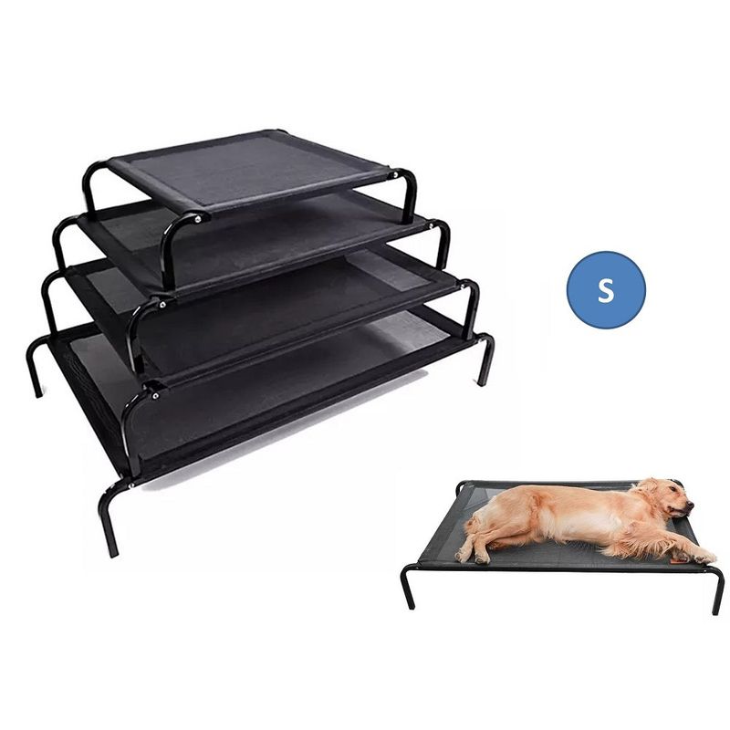 GENERICO - Cama Refrescante En Altura Para Perros Gatos Elevada Talla S