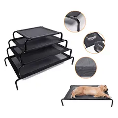 KERU - Cama Refrescante En Altura Para Perros Gatos Elevada Talla S