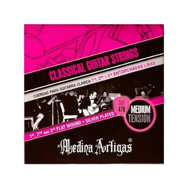 MEDINA ARTIGAS - Cuerdas Guitarra Clásica Medina Artigas 470 Nylon Medium