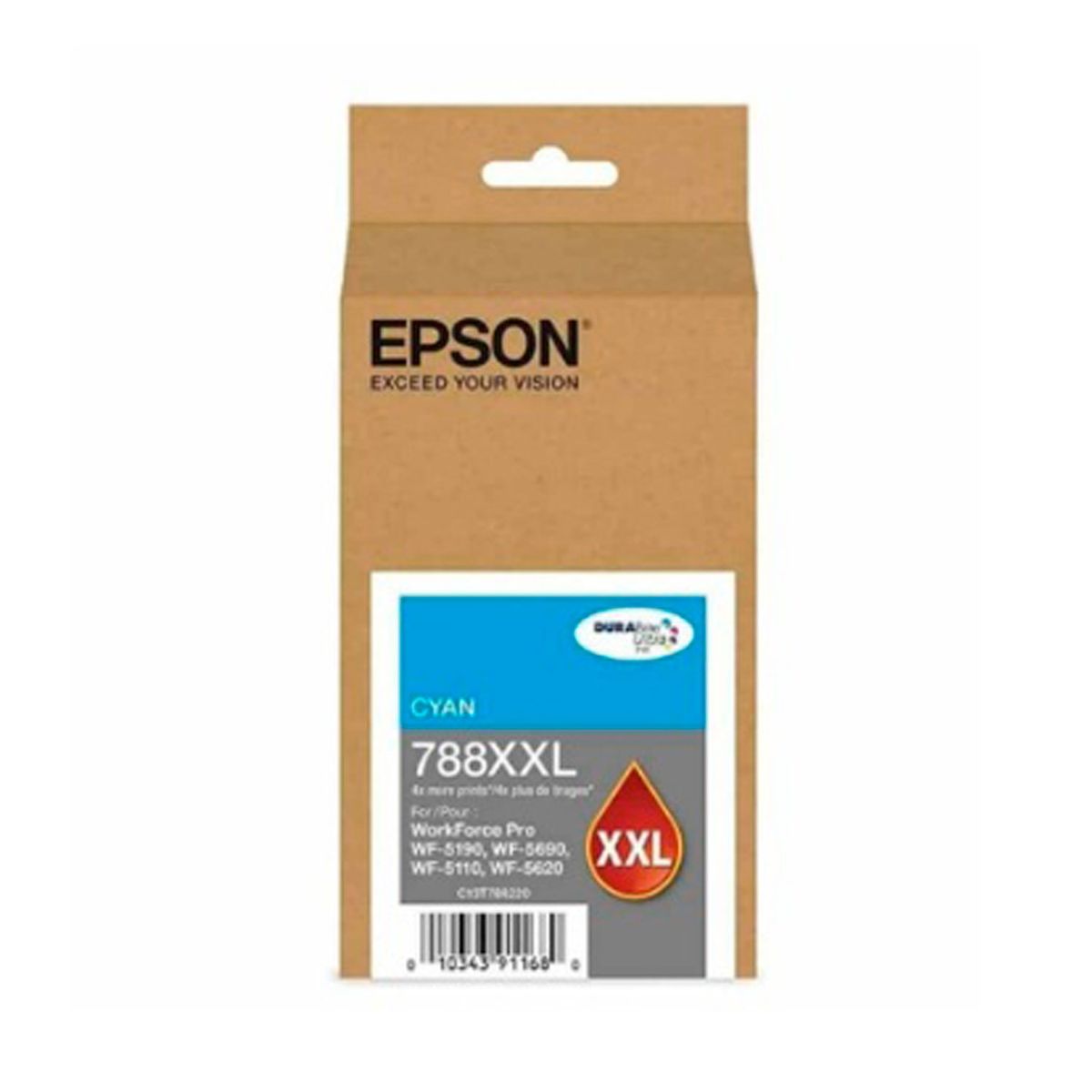 EPSON - Epson - T788xxl220-al - Cyan - Workforce Wf-5190