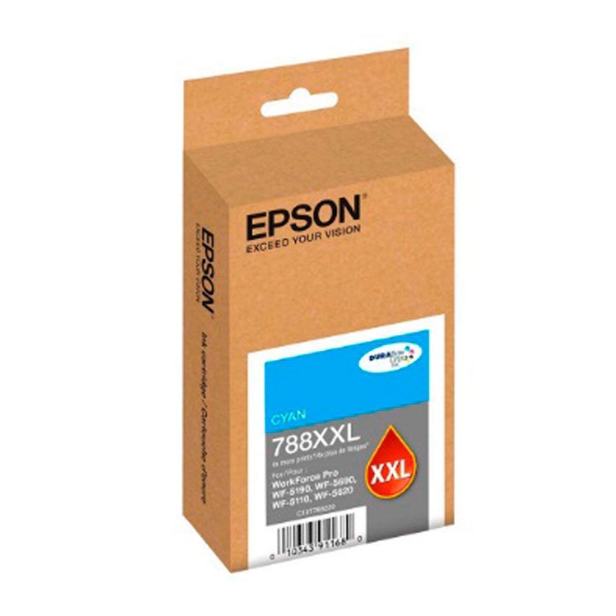 EPSON - Epson - T788xxl220-al - Cyan - Workforce Wf-5190