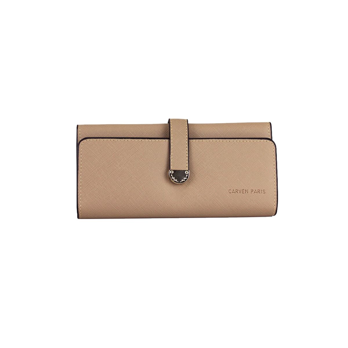 CARVEN - Billetera mujer Nápoles taupe Carven Paris