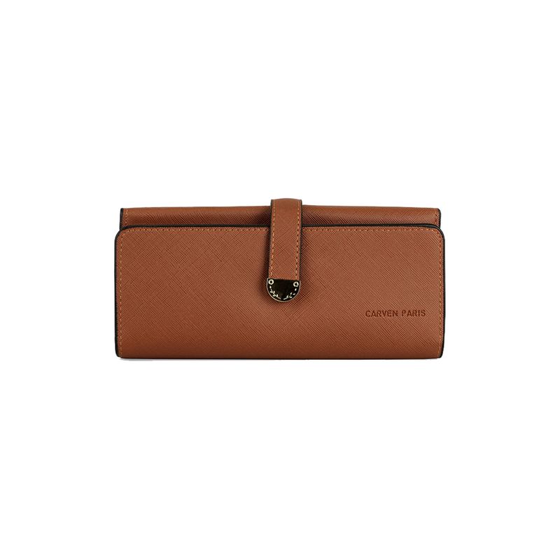 CARVEN - Billetera mujer Nápoles café Carven Paris