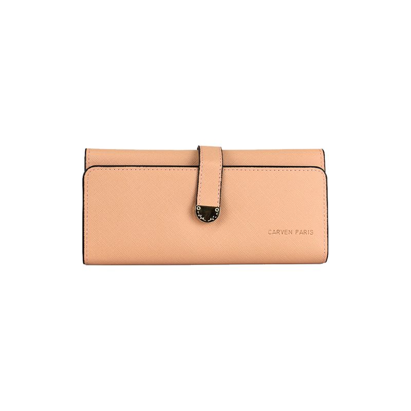 CARVEN - Billetera mujer Nápoles rosa Carven Paris