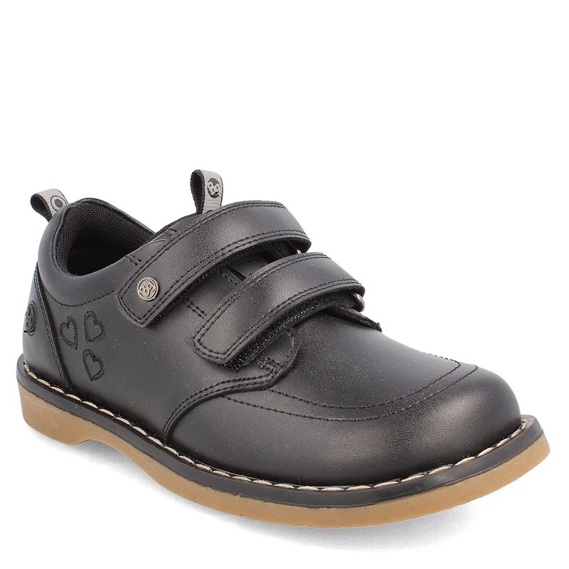 BUBBLE GUMMERS - ZAPATO ESCOLAR NIÑA BUBBLEGUMMERS BABY STAR NEGRO 34-38.