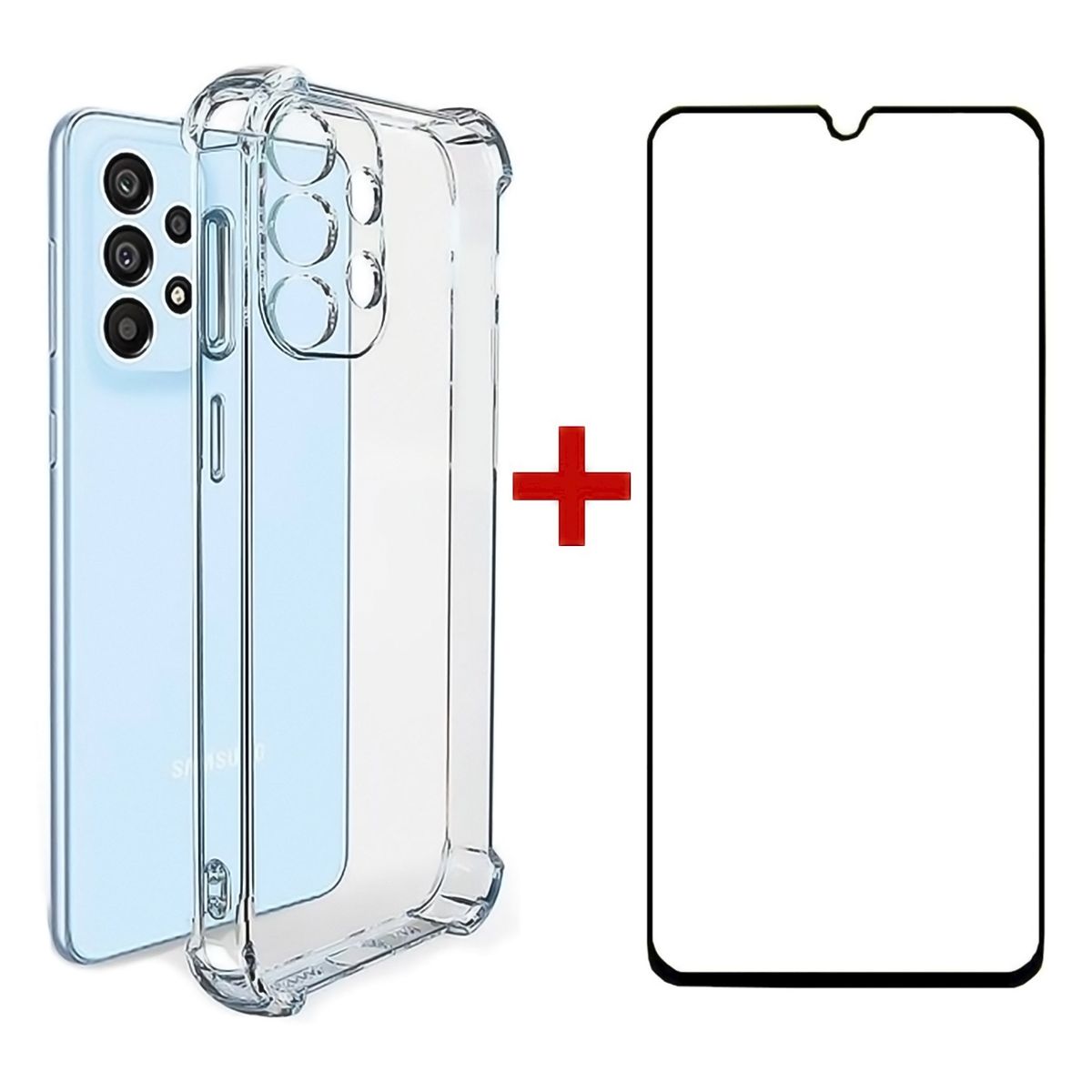 GENERICO - Carcasa Para Samsung A33 5G Y Lamina Mica Vidrio