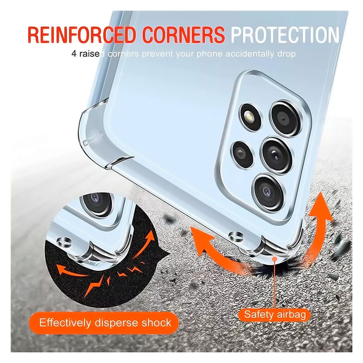 GENERICO - Carcasa Para Samsung A33 5G Y Lamina Mica Vidrio