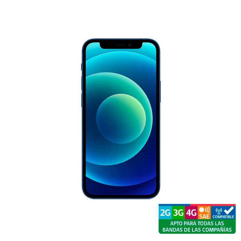 APPLE - iPhone 12 256GB Azul Reacondicionado