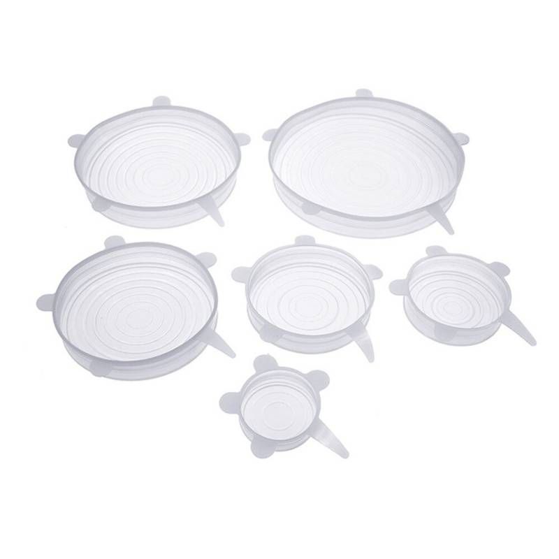 GENERICO - Tapas Silicona Alimentos Frescos Stretch And Fresh