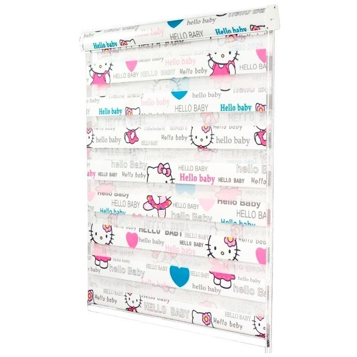 GENERICO - Cortina Roller Dúo Infantil Hello Baby 130x180 cms