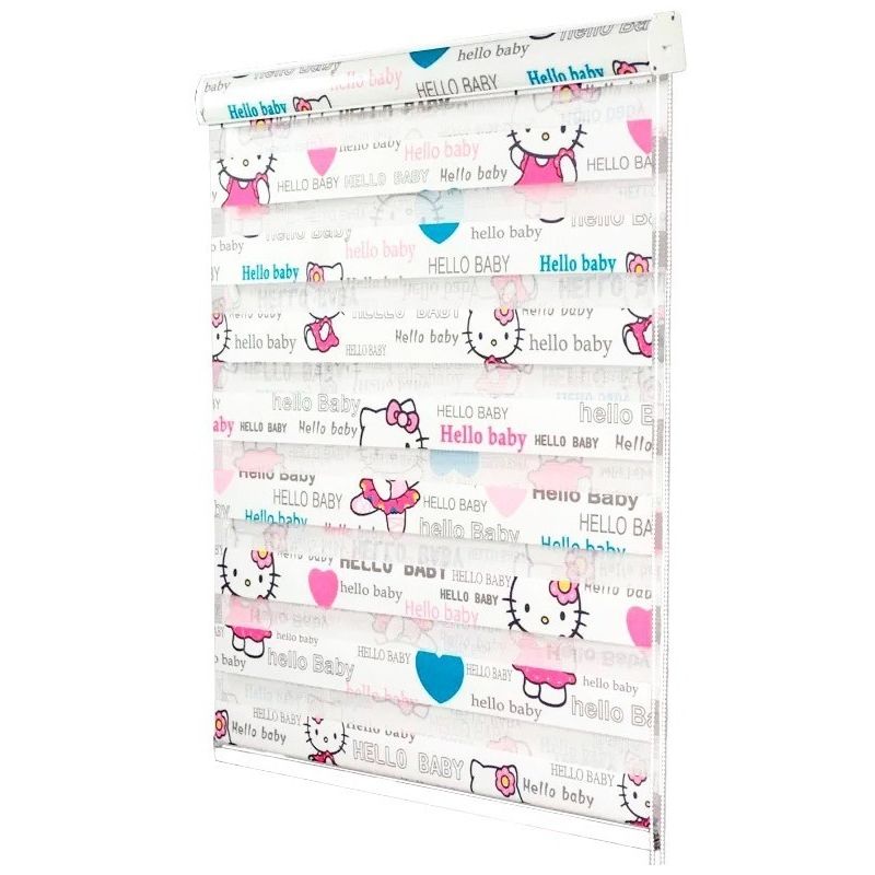 GENERICO - Cortina Roller Dúo Infantil Hello Baby 130x180 cms