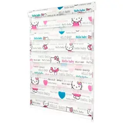 GENERICO - Cortina Roller Dúo Infantil Hello Baby 130x180 cms