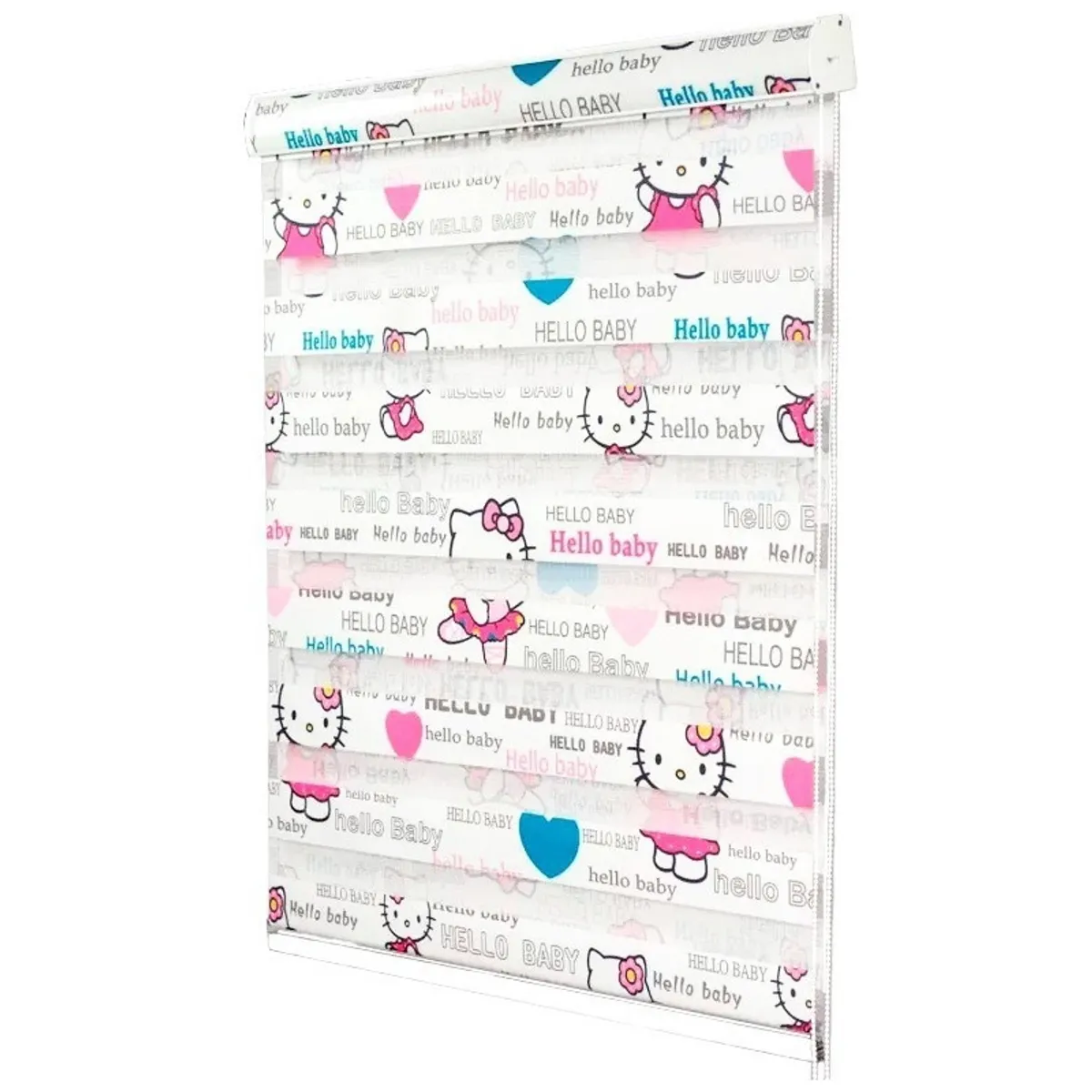 GENERICO - Cortina Roller Dúo Infantil Hello Baby 160x180 cms