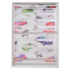 GENERICO - Cortina Roller Dúo Infantil Racing 130x180 cms