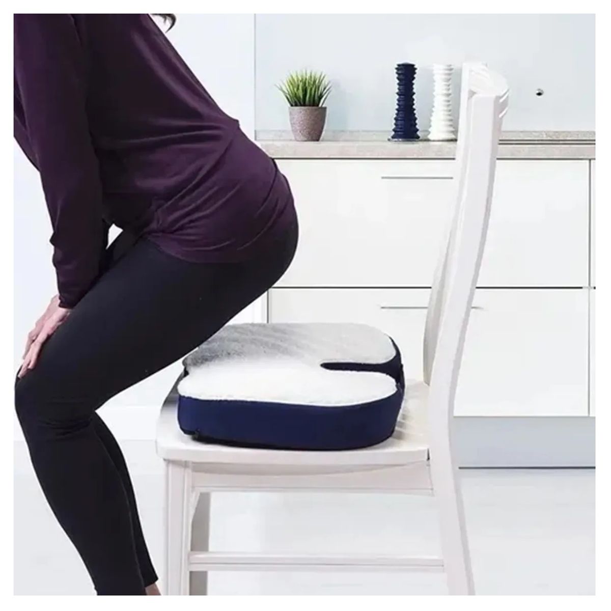 GENERICO - Cojin De Espuma Viscoelastica Cojin Para Silla Cojin Terraza.