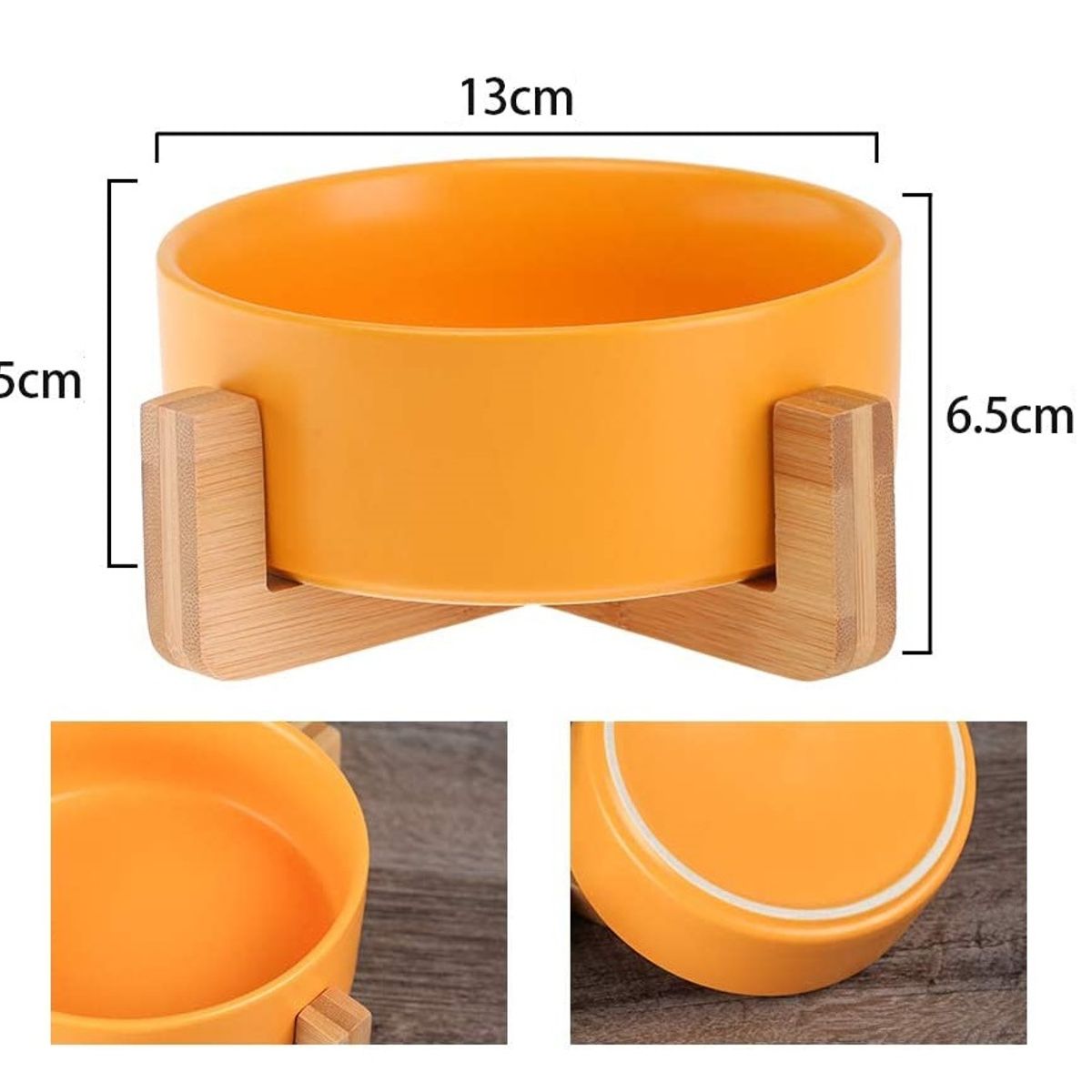 GENERICO - Plato Comedero de Ceramica Para Mascotas - Perros y Gatos