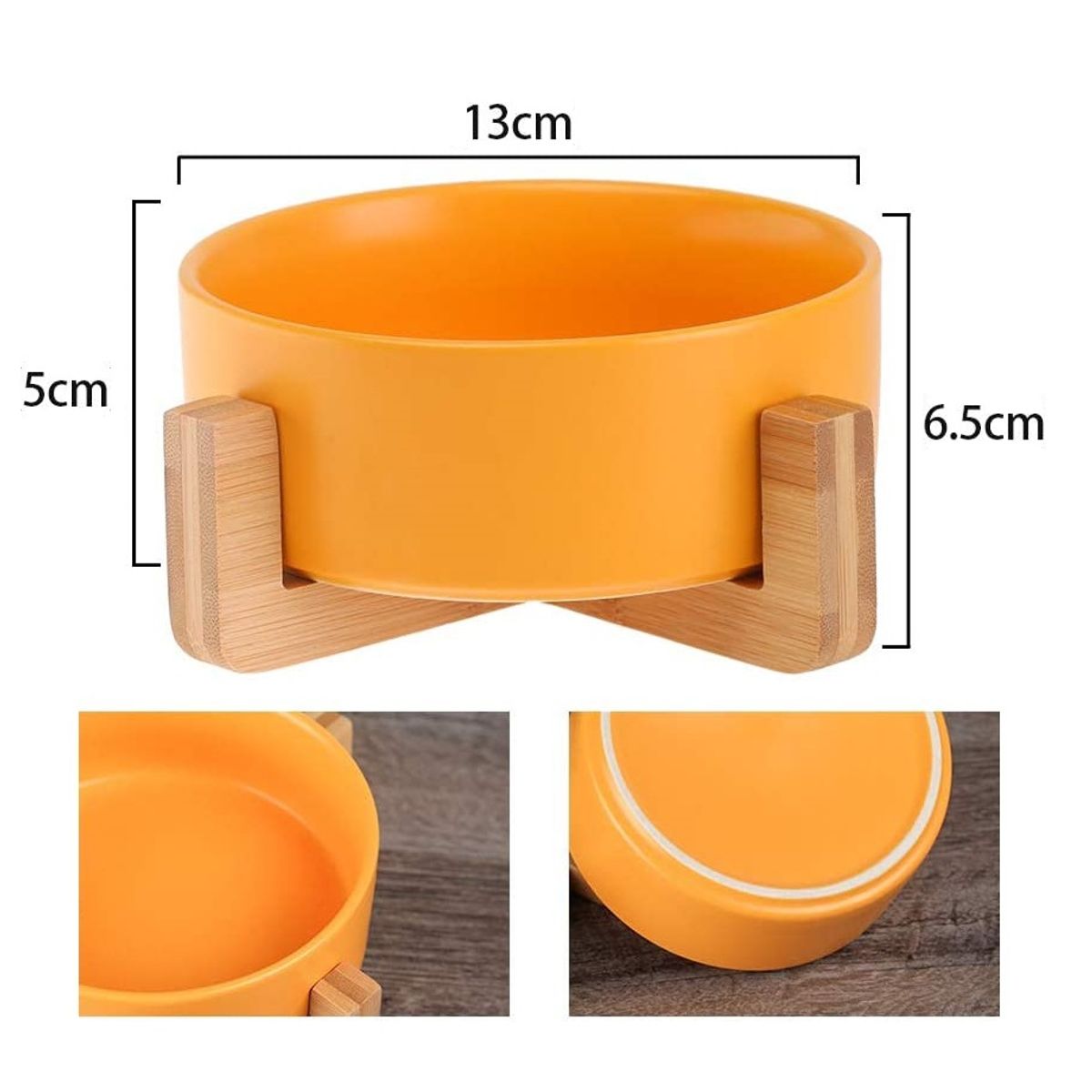 GENERICO - Plato Comedero de Ceramica Para Mascotas - Perros y Gatos