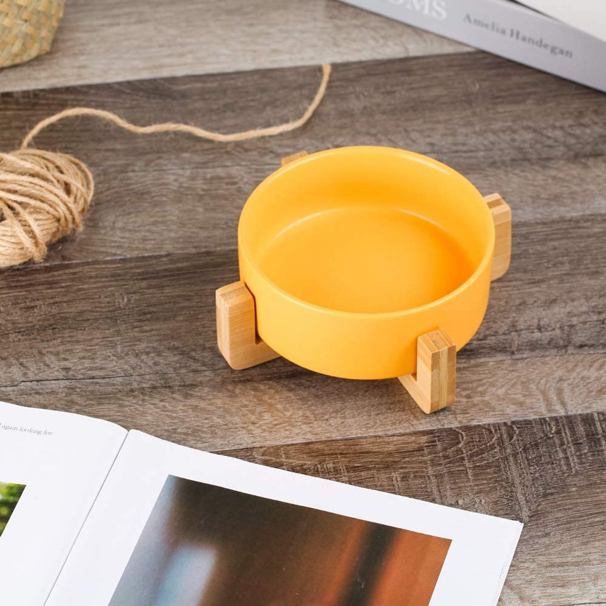 GENERICO - Plato Comedero de Ceramica Para Mascotas - Perros y Gatos