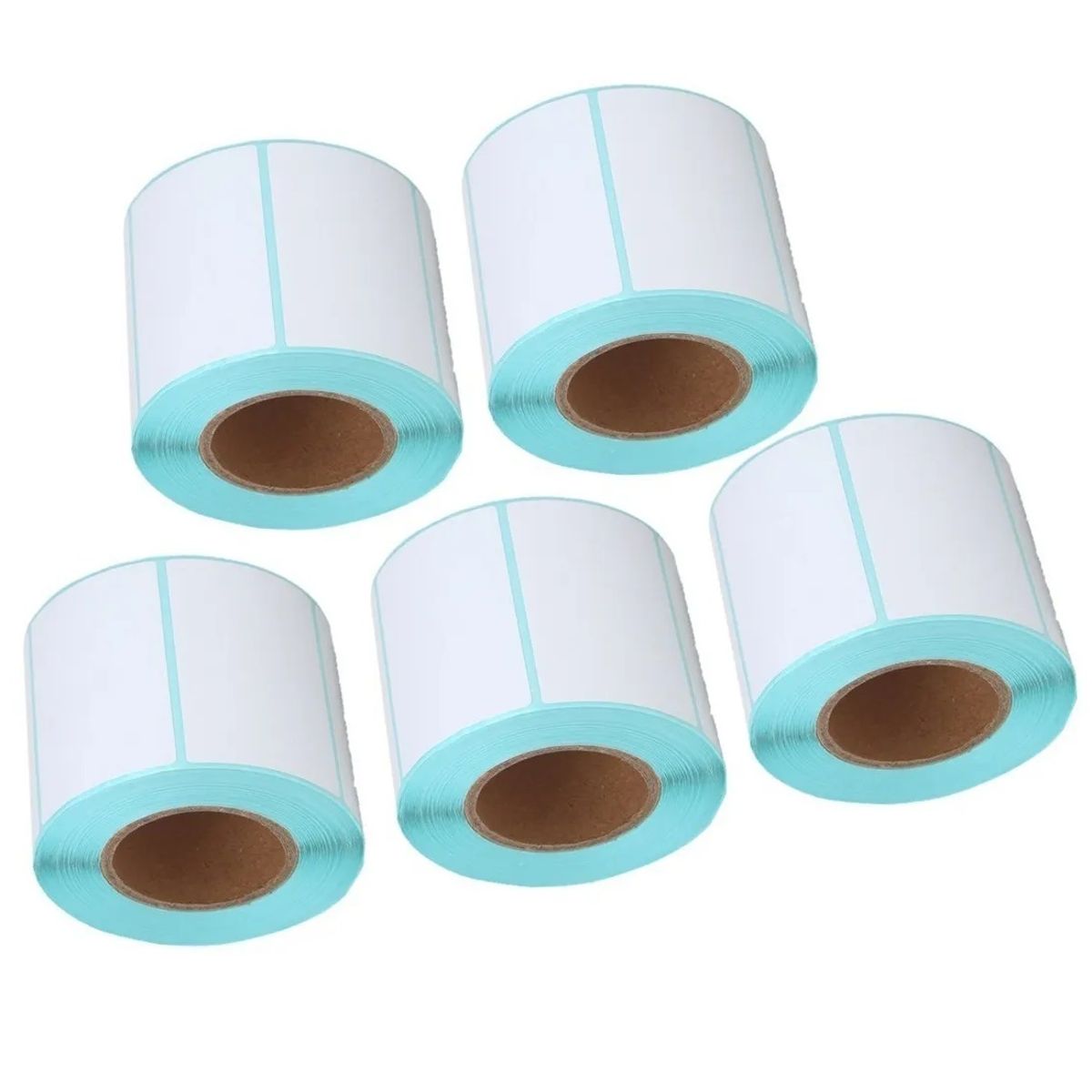 GENERICO - Pack X5 Rollo Etiquetas Térmicas Etiqueta Autoadhesiva 40x30