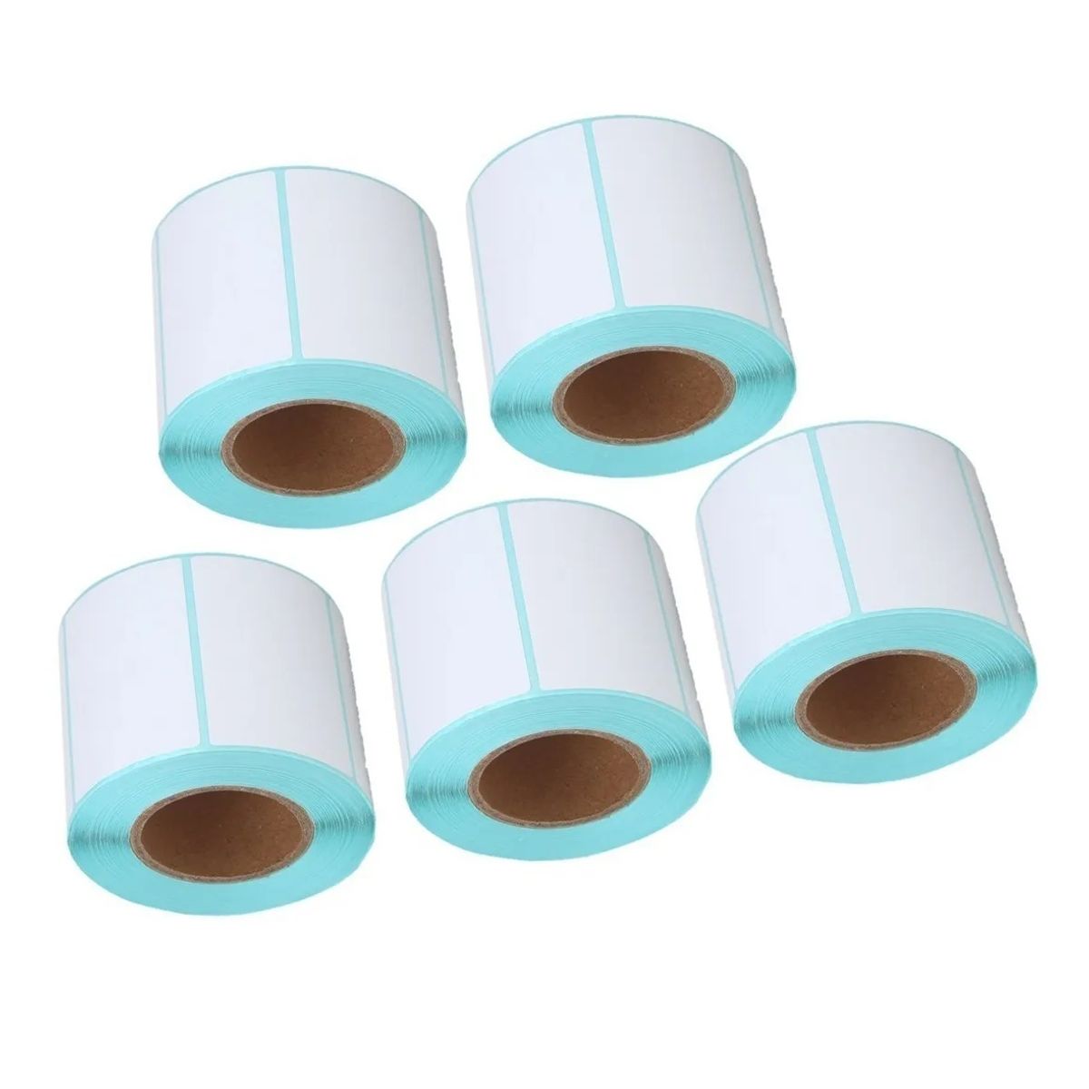 GENERICO - Pack X5 Rollo Etiquetas Térmicas Etiqueta Autoadhesiva 40x30